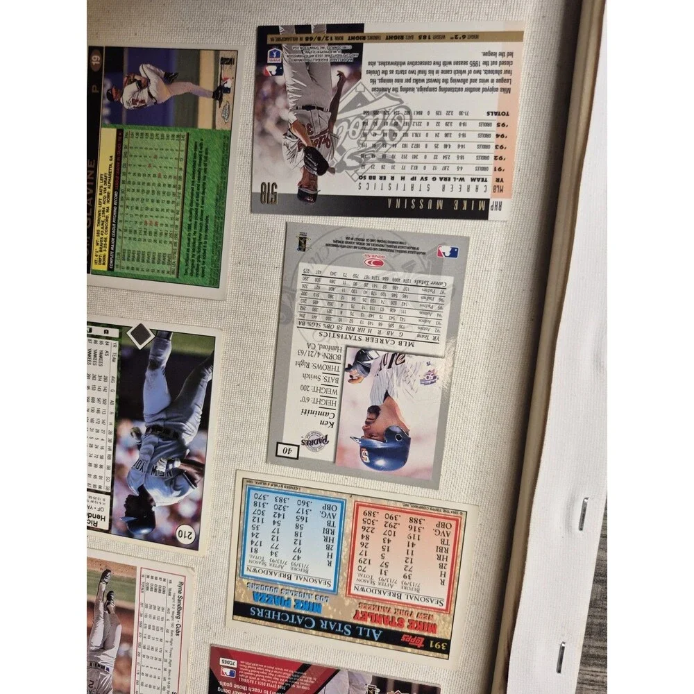 10 MLB Baseball Card Star Lot Rickey Henderson Ryne Sandberg Don Mattingly Tom G